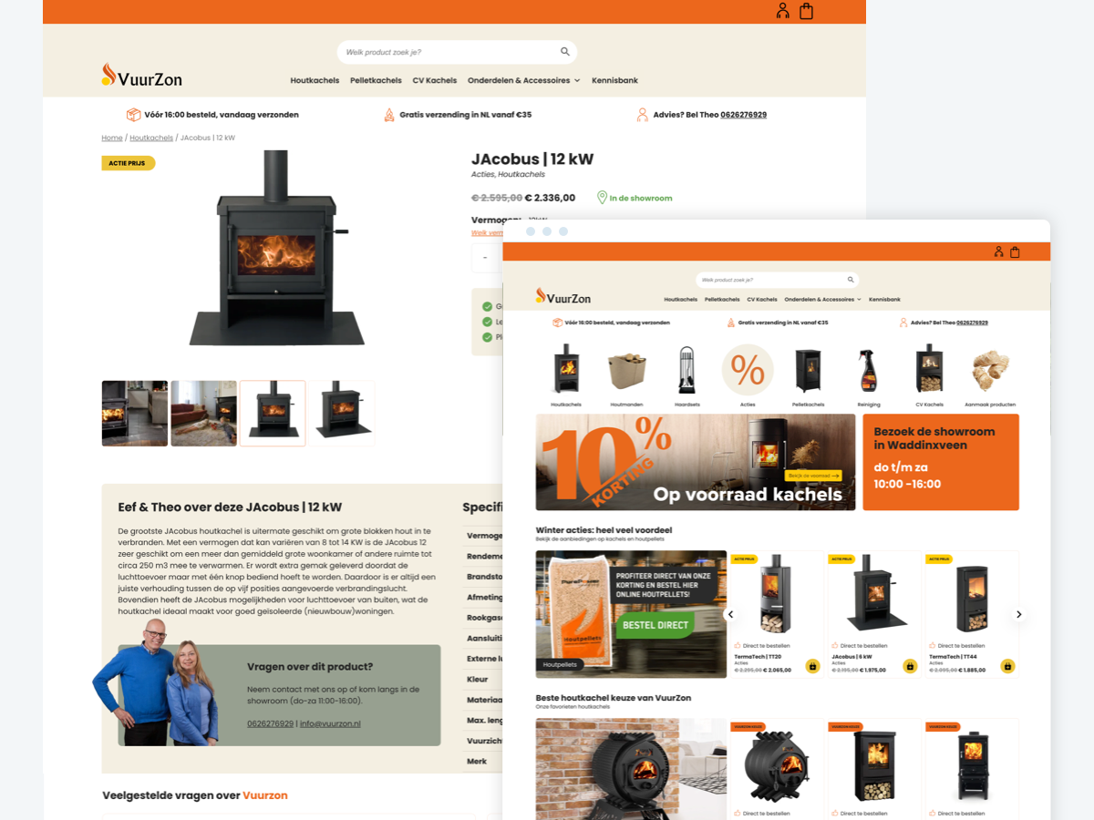 vuurzon webshop